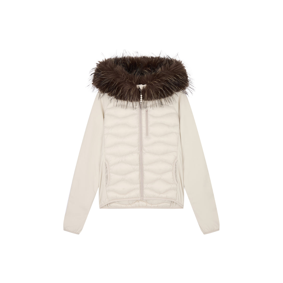 Fur Collar Quilted Down Jacket