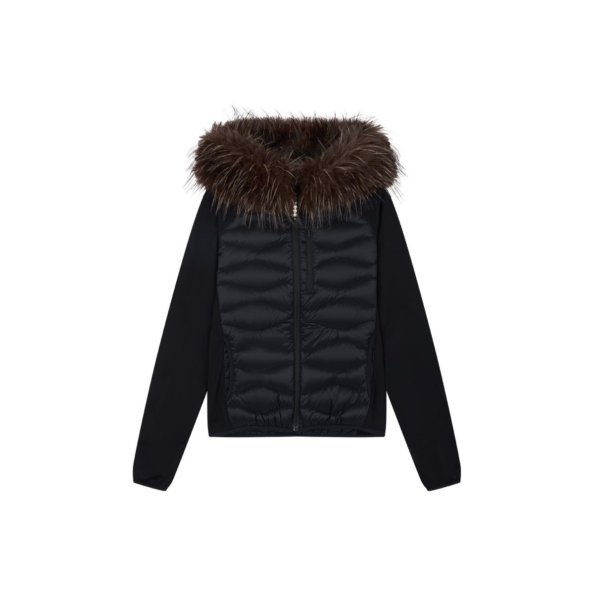 Fur Collar Quilted Down Jacket
