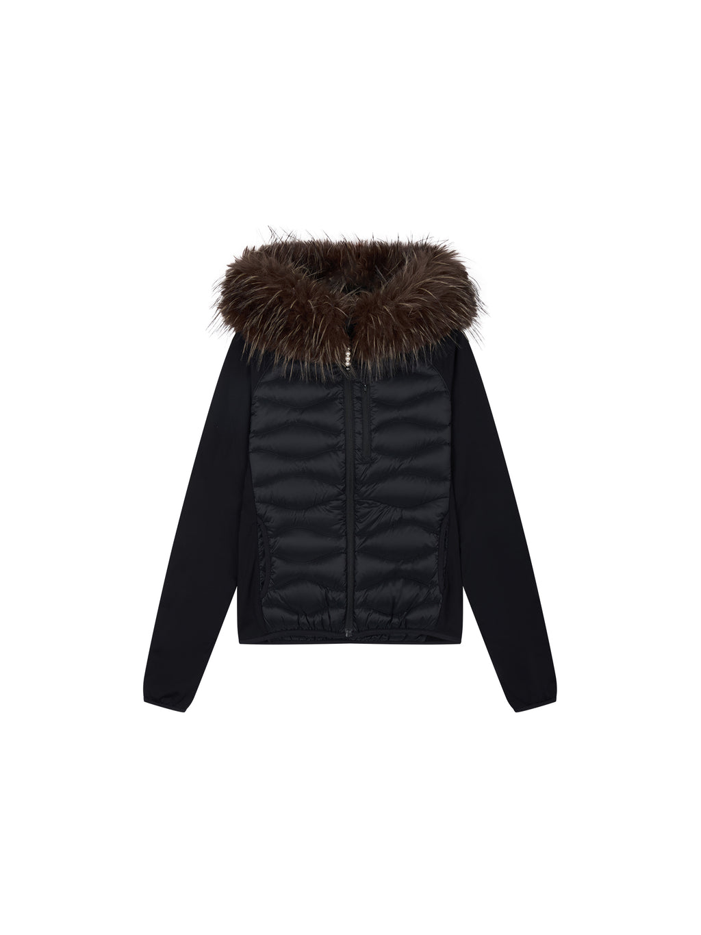 Fur Collar Quilted Down Jacket