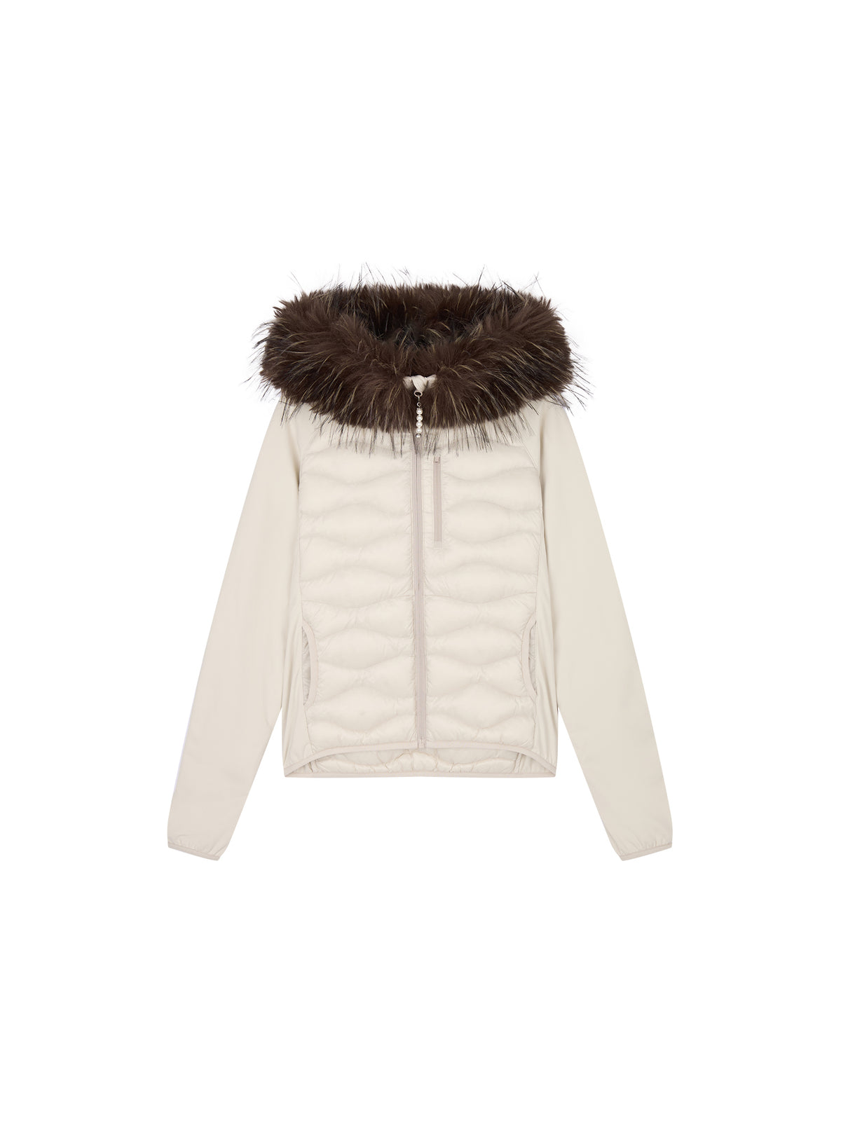 Fur Collar Quilted Down Jacket