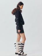 Fur Collar Quilted Down Jacket