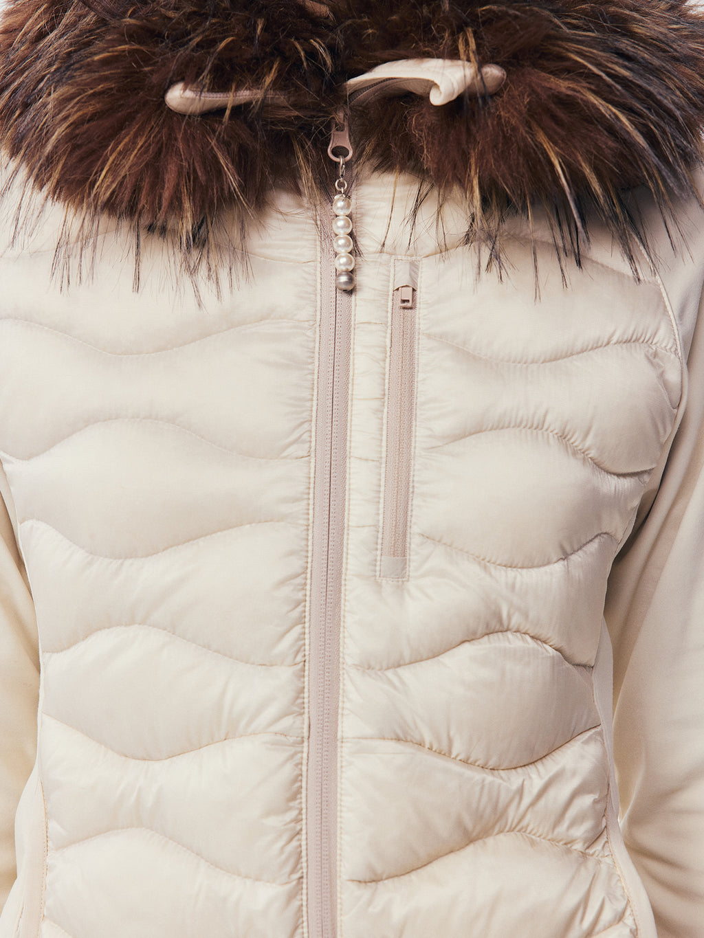 Fur Collar Quilted Down Jacket