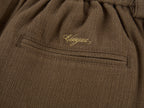 Vintage Textured Military Trousers