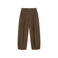 Vintage Textured Military Trousers