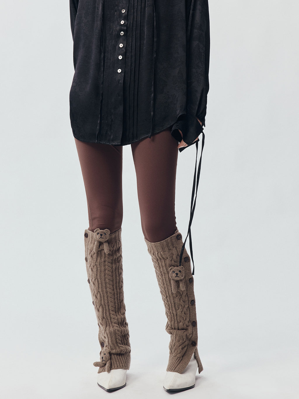 Crochet Teddy Legwarmer Yoga Trousers