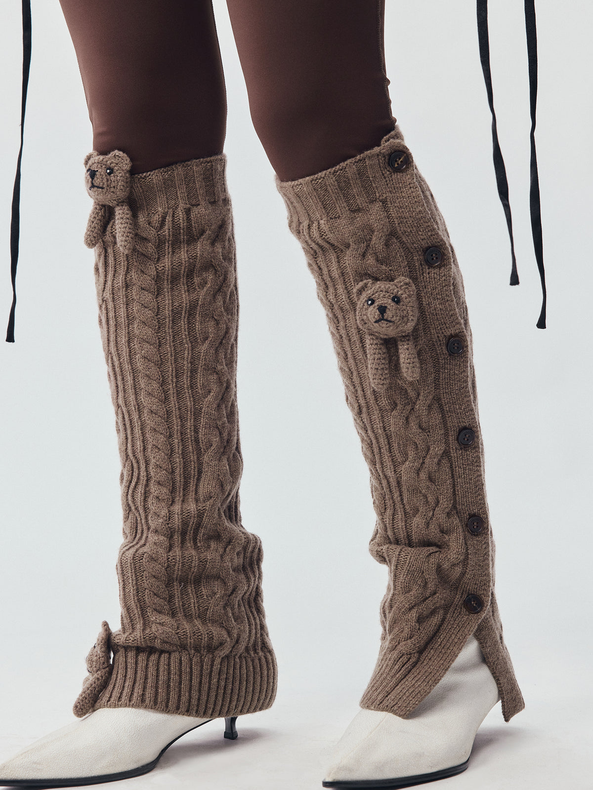 Crochet Teddy Legwarmer Yoga Trousers