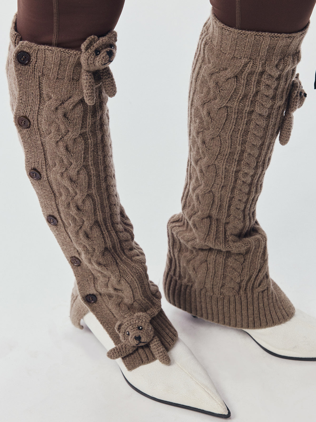 Crochet Teddy Legwarmer Yoga Trousers