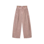 Vintage Washed Military Button Trousers