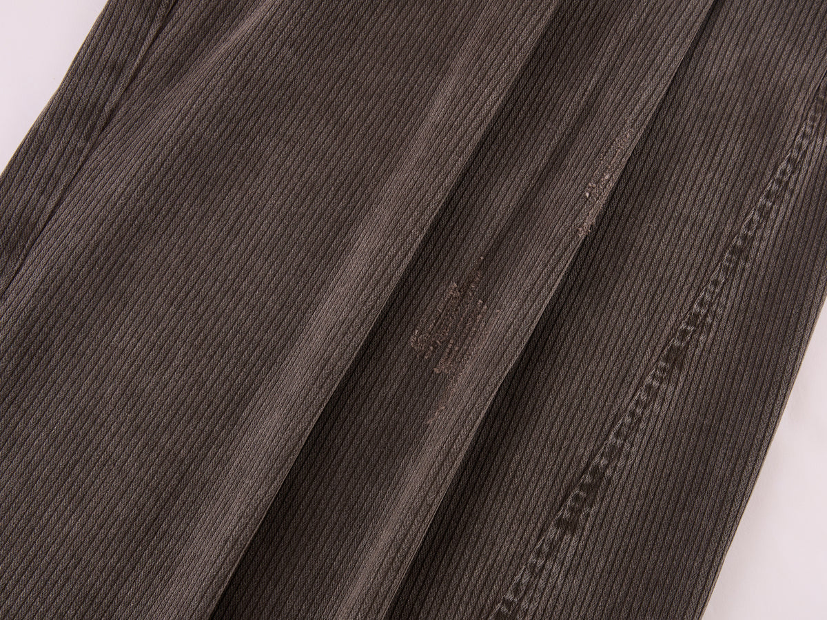 Vintage Washed Military Button Trousers