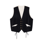 Vintage Washed Velveteen Puffer Vest