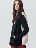 Vintage Washed Velveteen Puffer Vest
