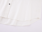 Vintage Floral-Embroidered Textured Shirt
