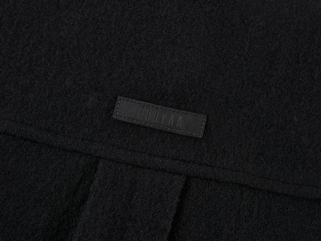 Relaxed Floral-Appliqué Wool Shirt