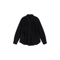 Relaxed Floral-Appliqué Wool Shirt