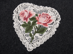 Vintage Heart-Lace Embroidered Sweater