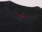 Vintage Heart-Lace Embroidered Sweater