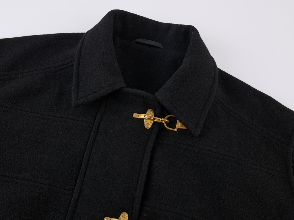 Layered Firefighter Bomber Jacket
