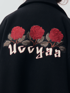 Layered Firefighter Bomber Jacket