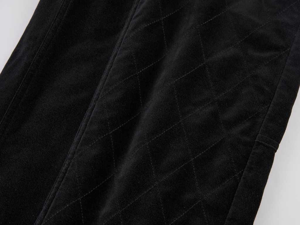 Quilted Cropped Logger Pants