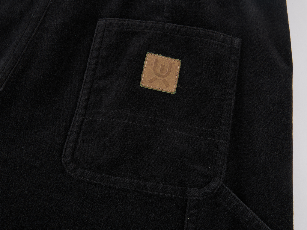 Quilted Cropped Logger Pants