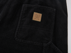 Quilted Cropped Logger Pants
