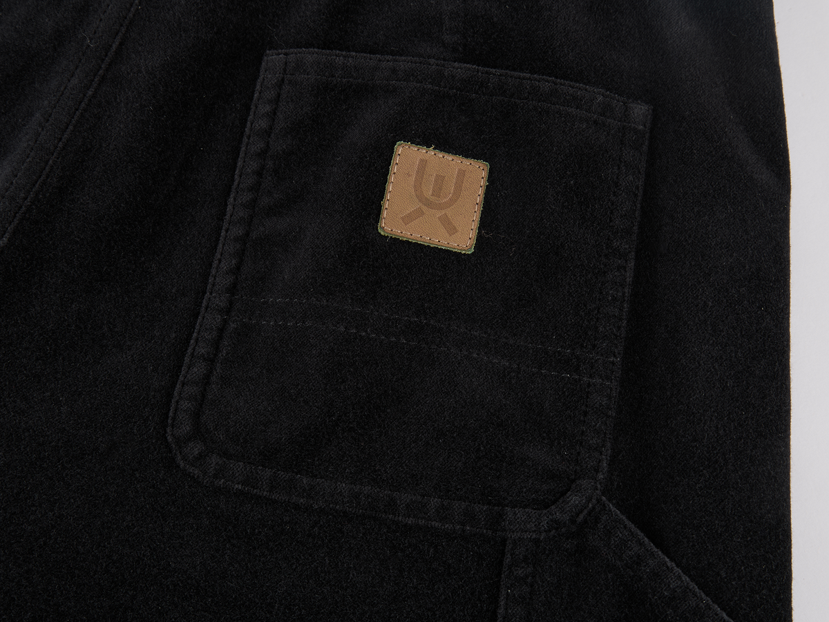Quilted Cropped Logger Pants