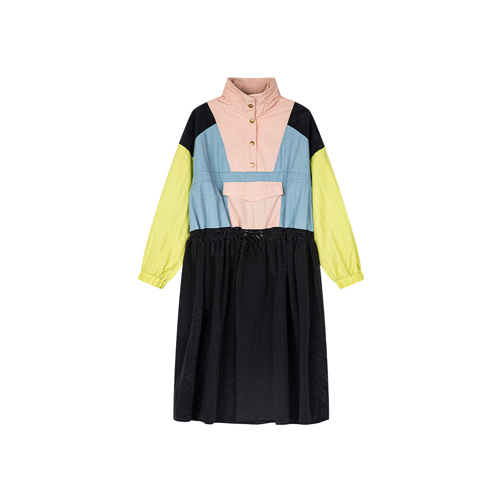 Panelled sporty dress