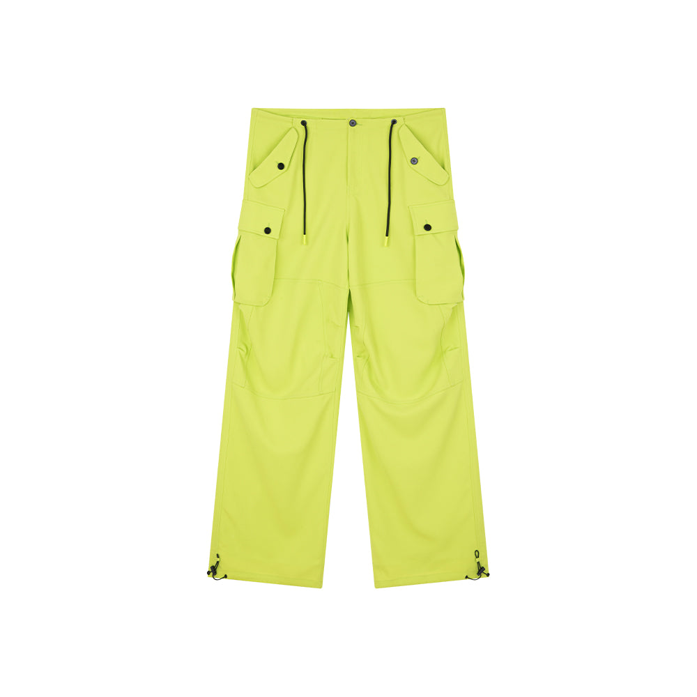 Fluorescent Green Parachute Pants