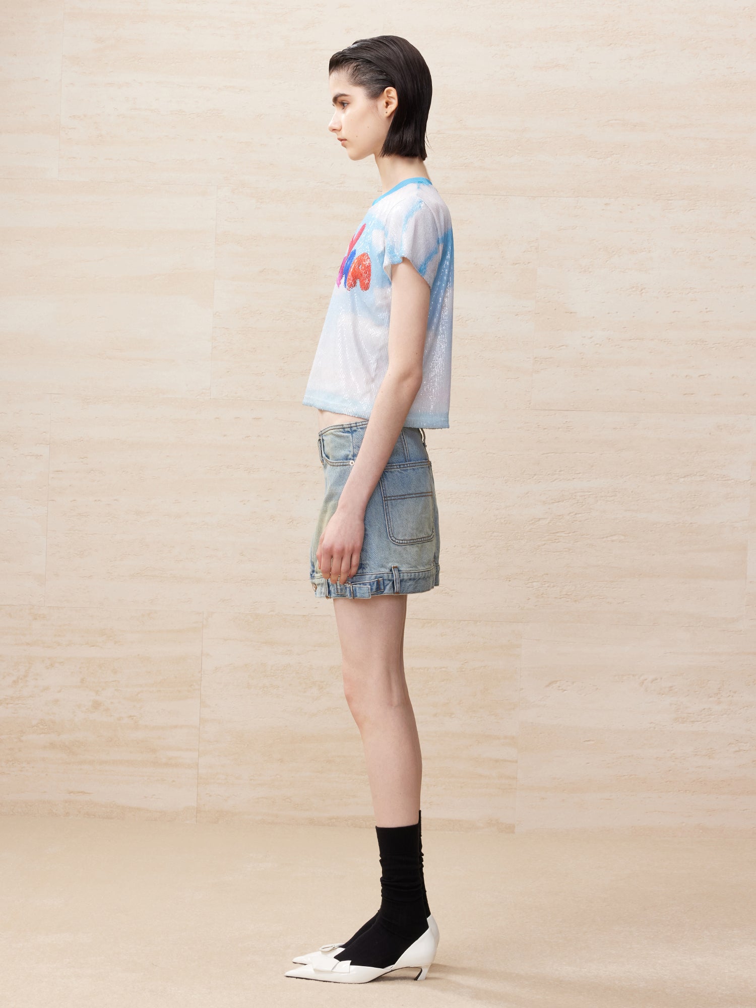 Uooyaa beaded balloon t-shirt