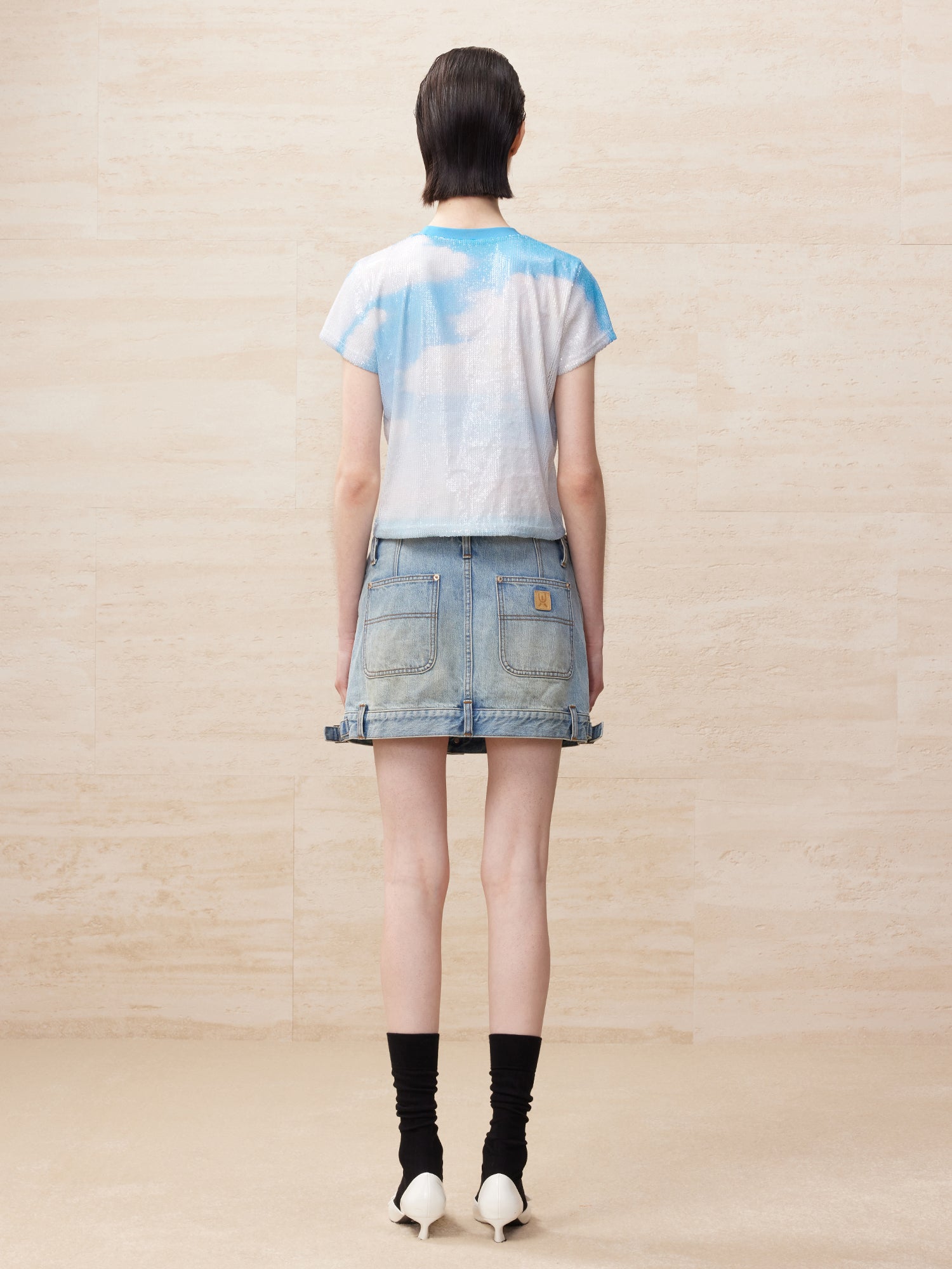 Uooyaa beaded balloon t-shirt