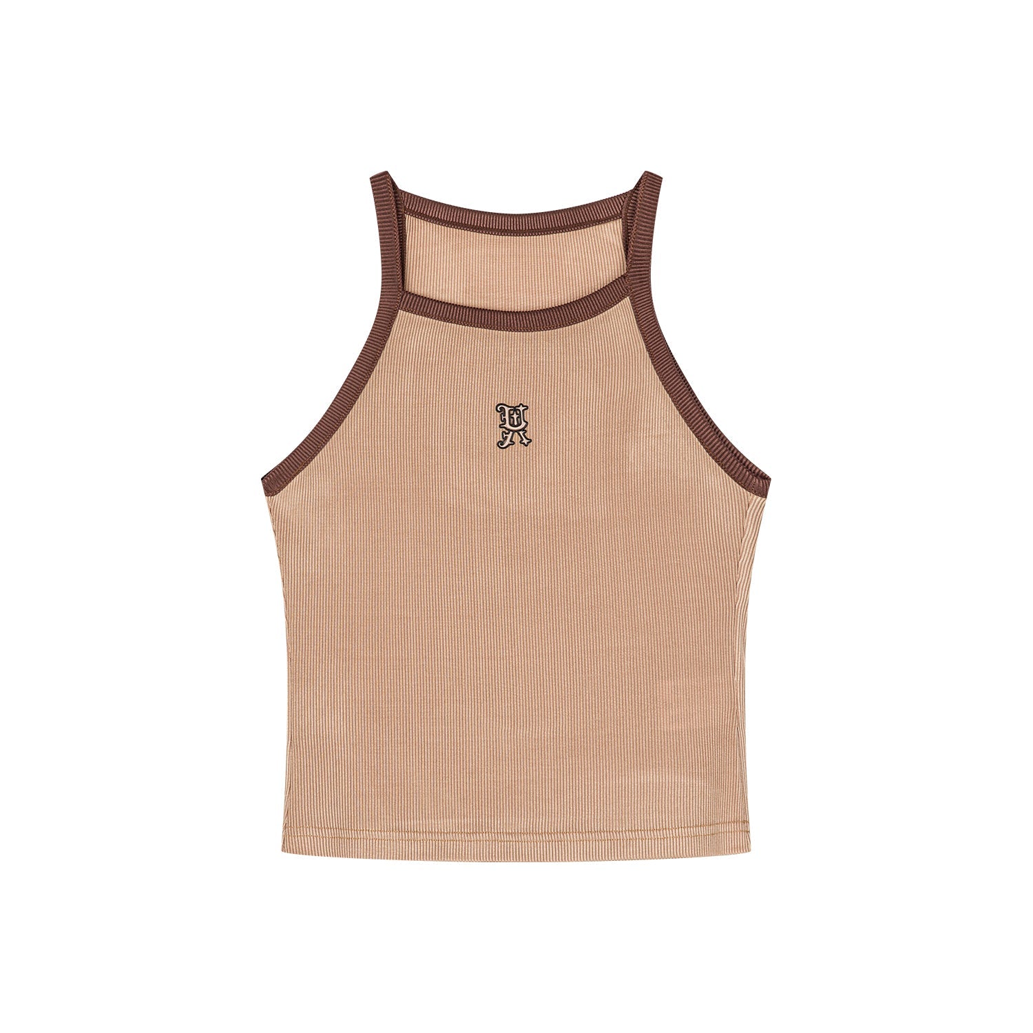 Logo khaki tank top