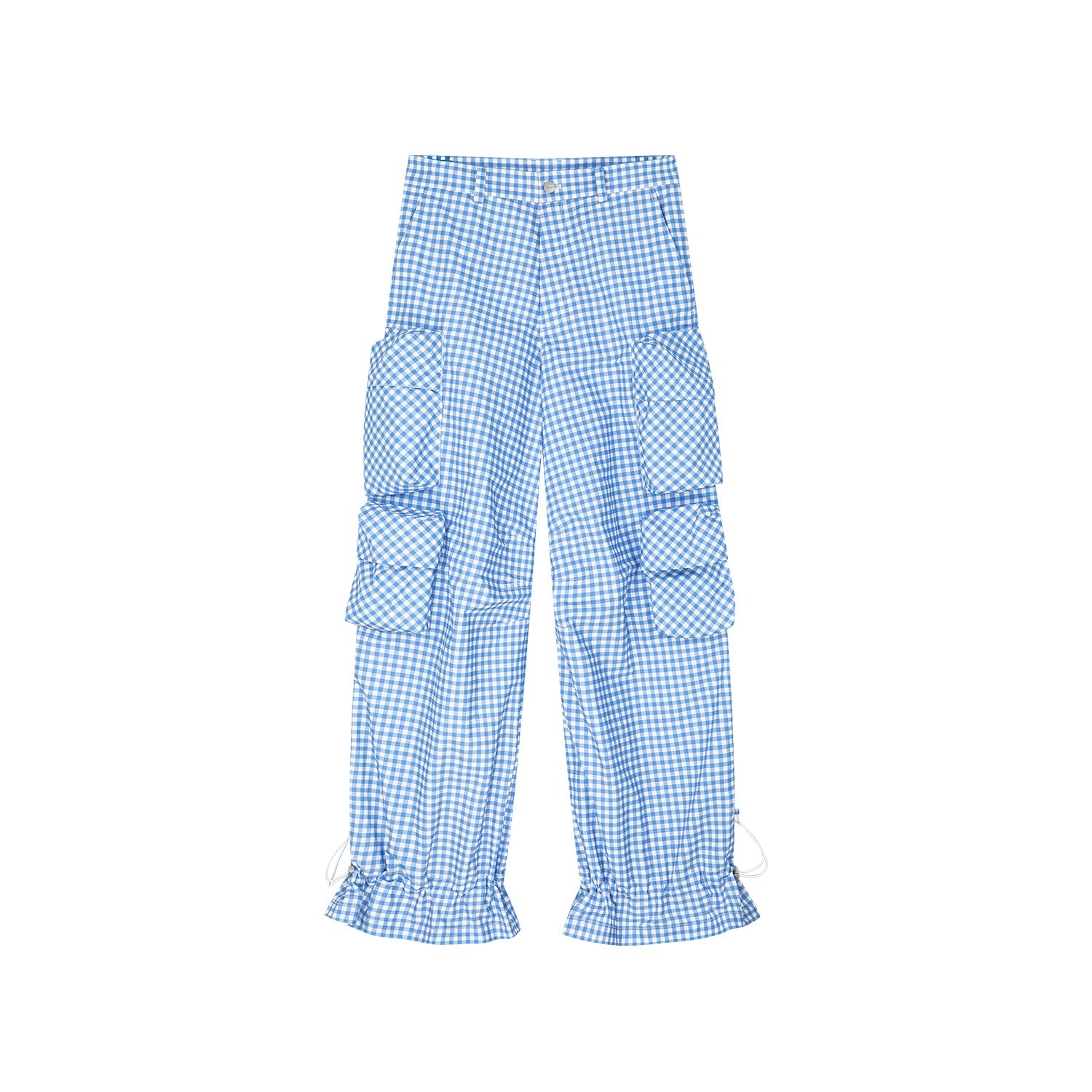 Vichy plaid cargo pants
